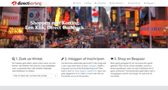 Desktop Screenshot of directkorting.com