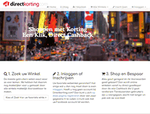 Tablet Screenshot of directkorting.com